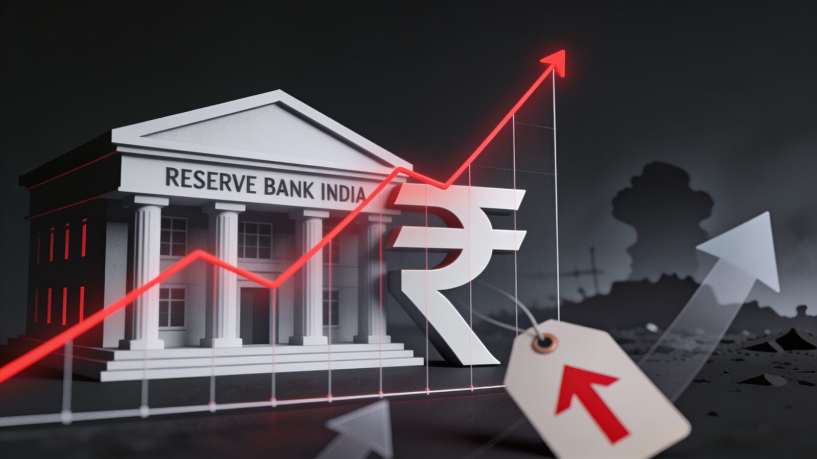 AI ile oluşturulmuş temsili görsel: Hindistan Merkez Bankası, İran Savaşı Nedeniyle Faiz Oranlarını Artırdı